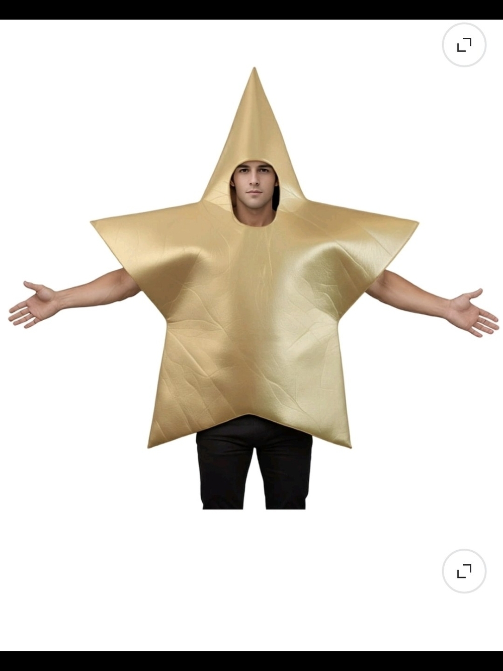 Gold Star Costume - Fun Star Outfit